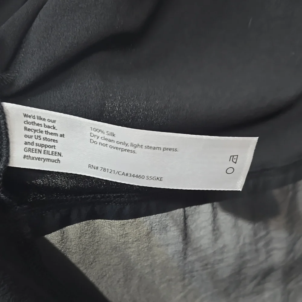Eileen Fisher Black Open Front Cardigan - Picture 4 of 8